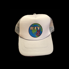 Load image into Gallery viewer, BTY Spring Collection &quot;Peace &amp; Love&quot; Trucker hat
